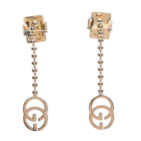 gucci running g earrings